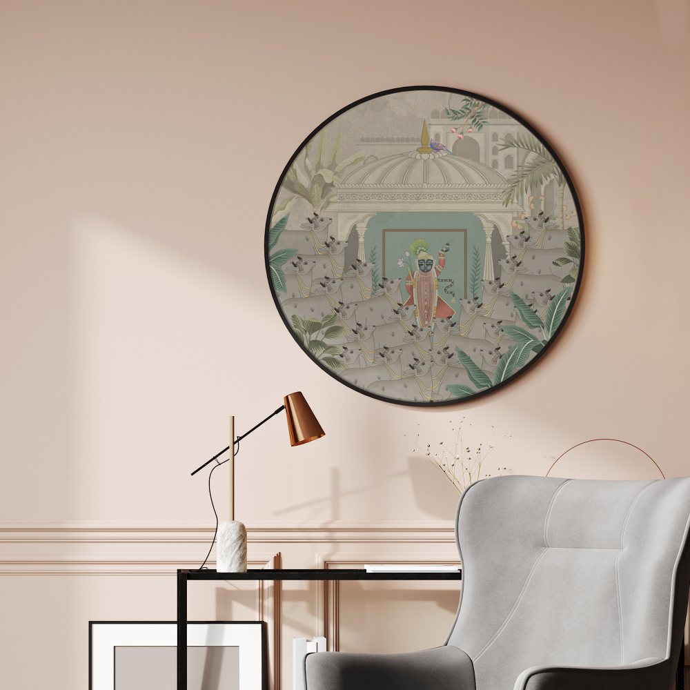 Pichwai - Vintage Round