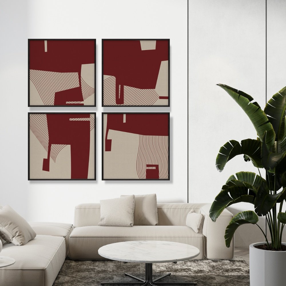 Symetric Flow - Set of 4