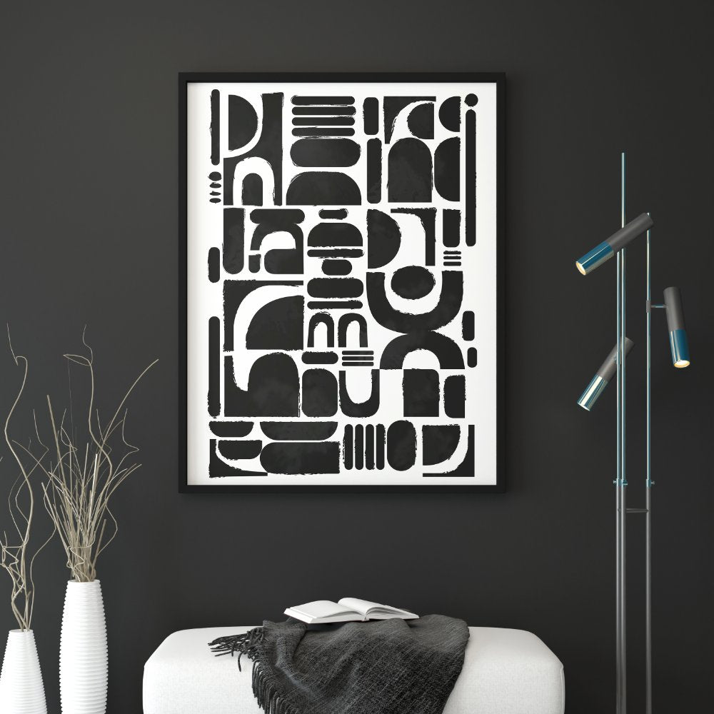 Black Minimal Print 2