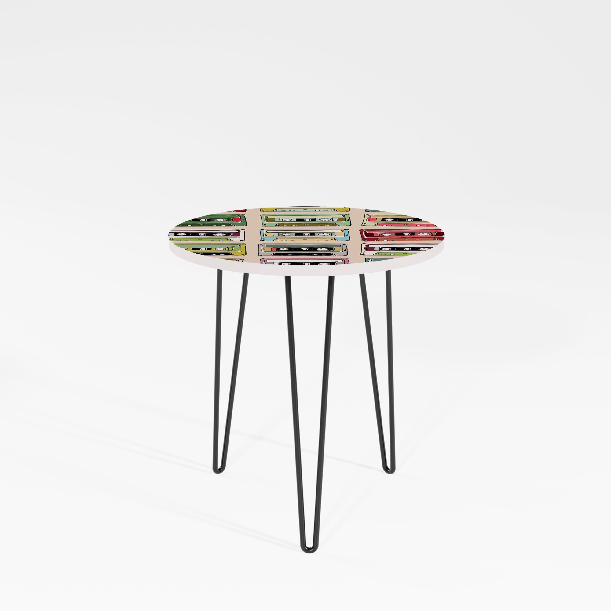 Colourful Mix tape table