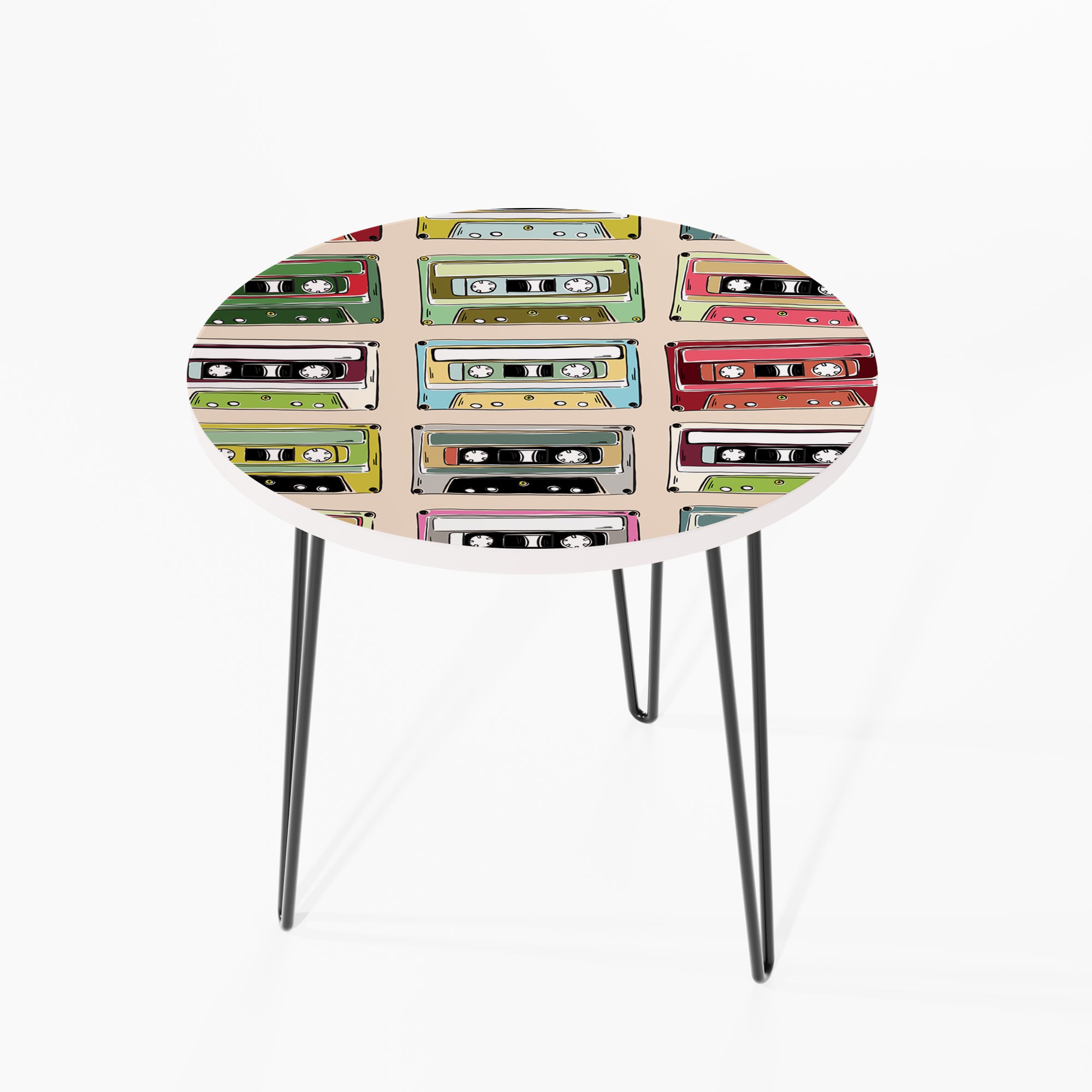 Colourful Mix tape table