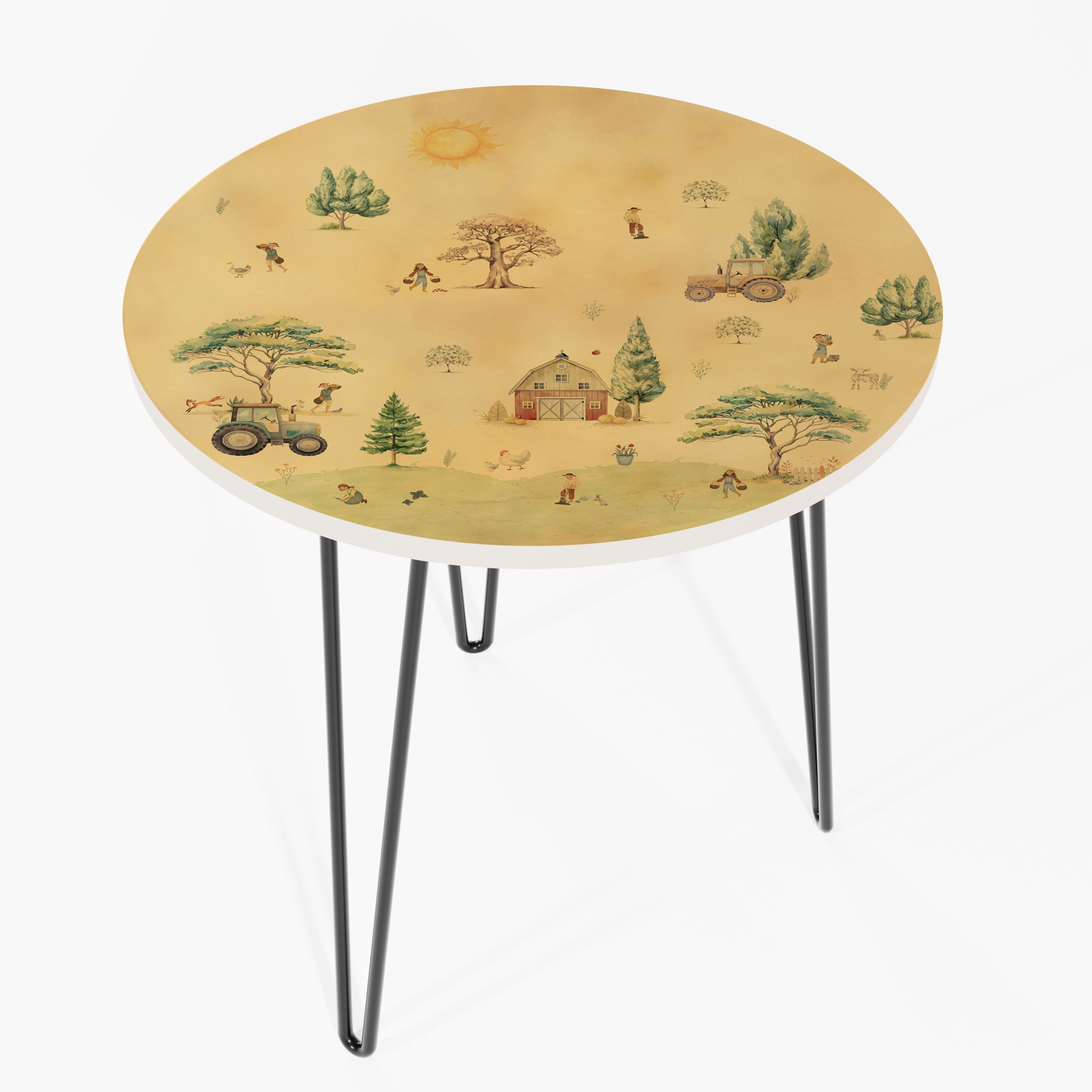 Sunlit Village Scenes Table