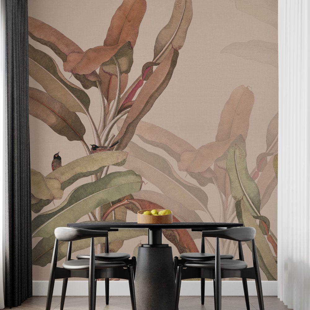 The warm Treow wallpaper for bedroom