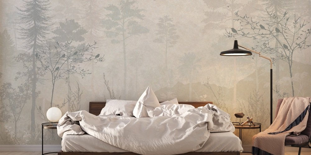 Elegant Simplicity modern bedroom wallpaper