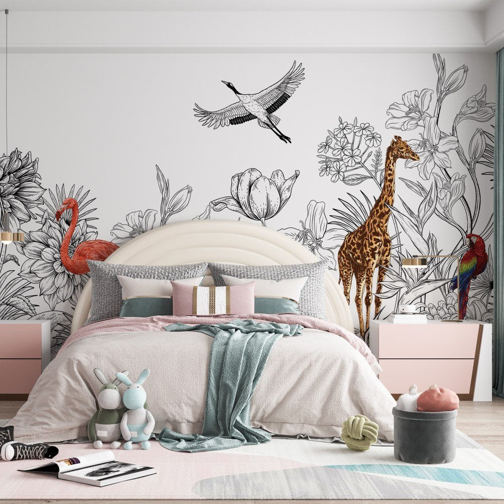 Abstract Journeys- Kids Room Wallpaper