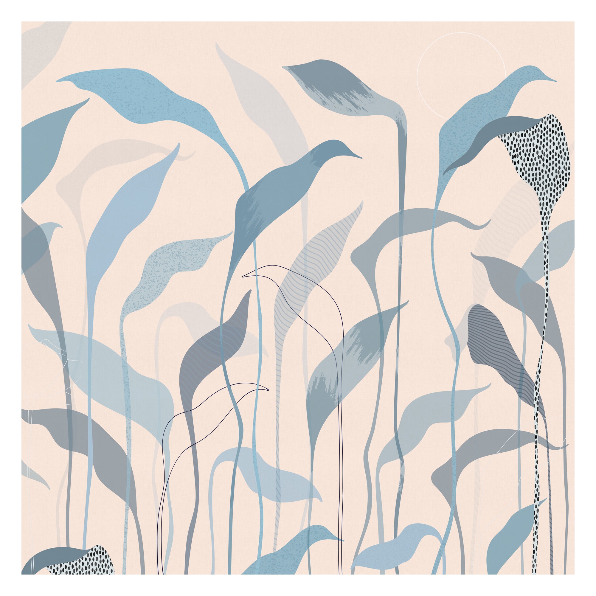 Dreamy Landscape - Aqua tone