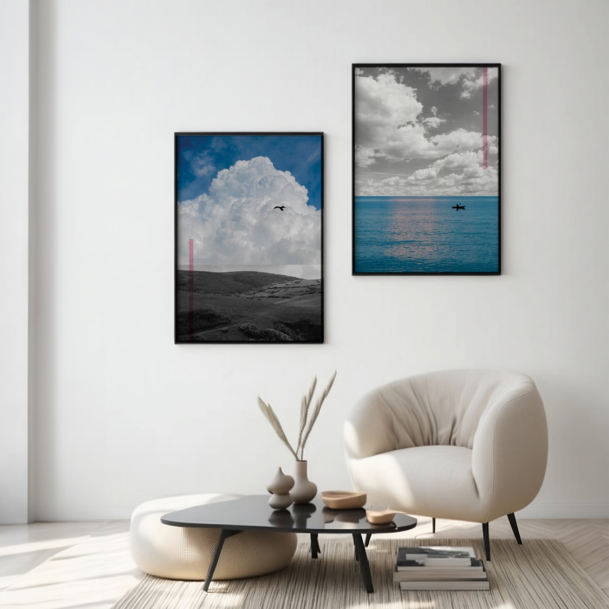 Between Two Worlds - set of 2