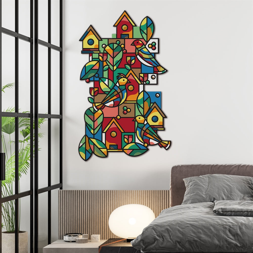 Colorful world of Jumig Birds