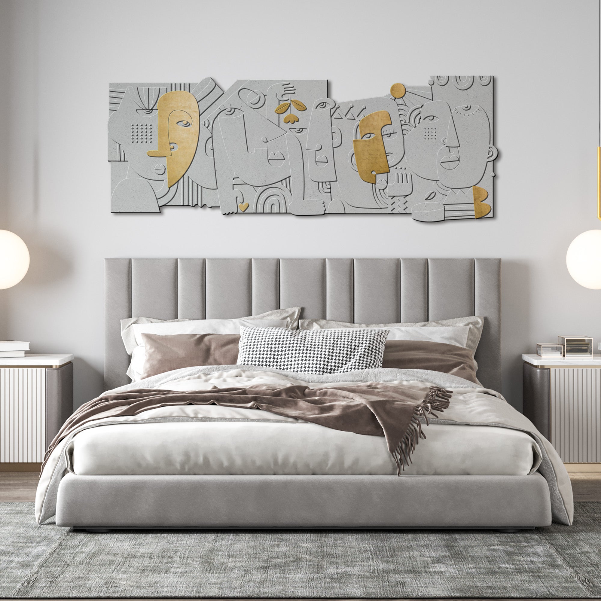 Combined Faces - Layered