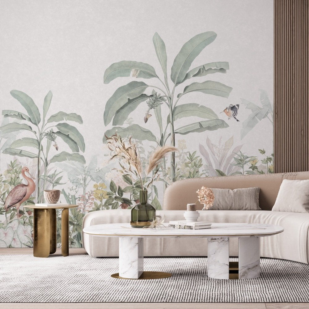 Aviary in Tropical Lines