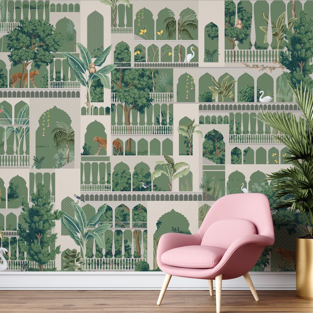 Indian Royal Palace wall decor wallpaper