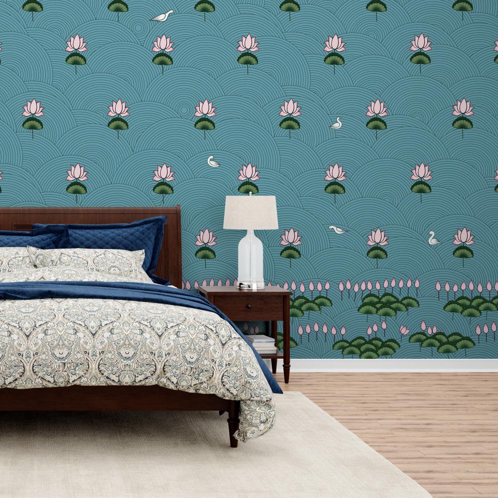 Pichwai - Lotus Motif