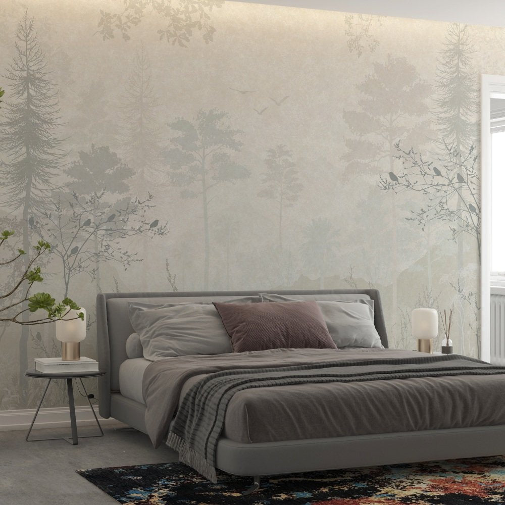 Elegant Simplicity modern bedroom wallpaper