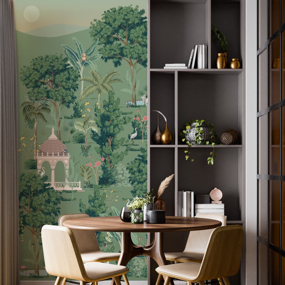 White Swan in Garden