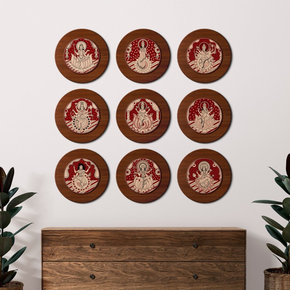 Divine Spectrum: The Nine Faces of Durga