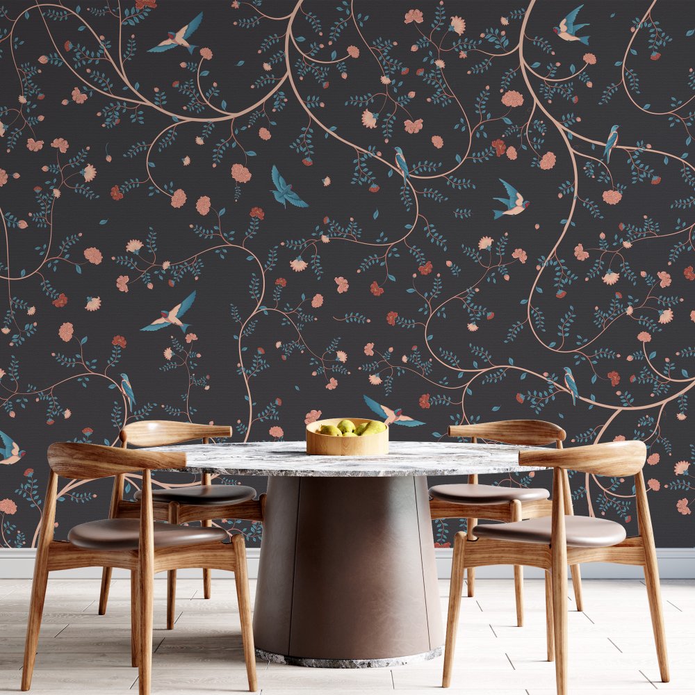 Winged Visitor - Black