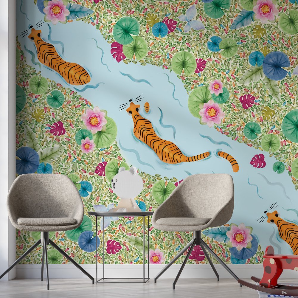 Sanctuary of Stripes Wallpaper