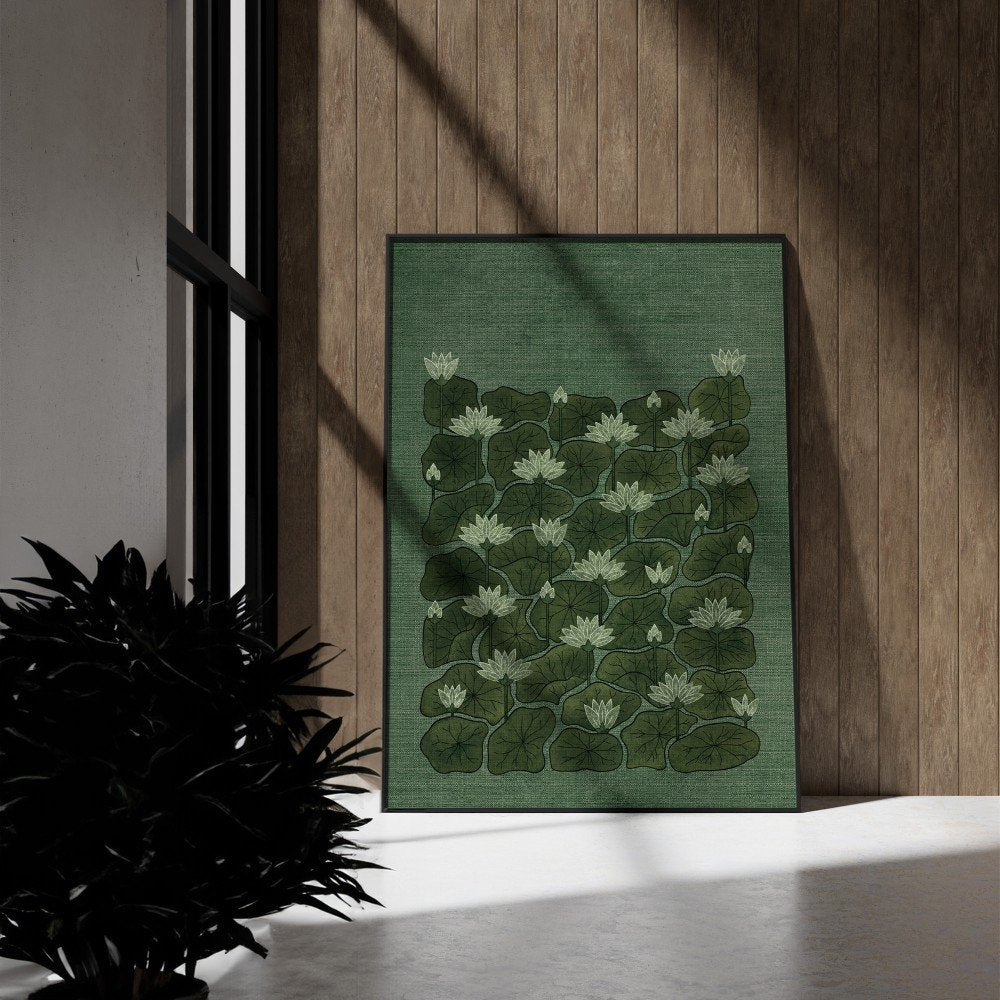 Echoes of Serenity: Lotus and Leaf