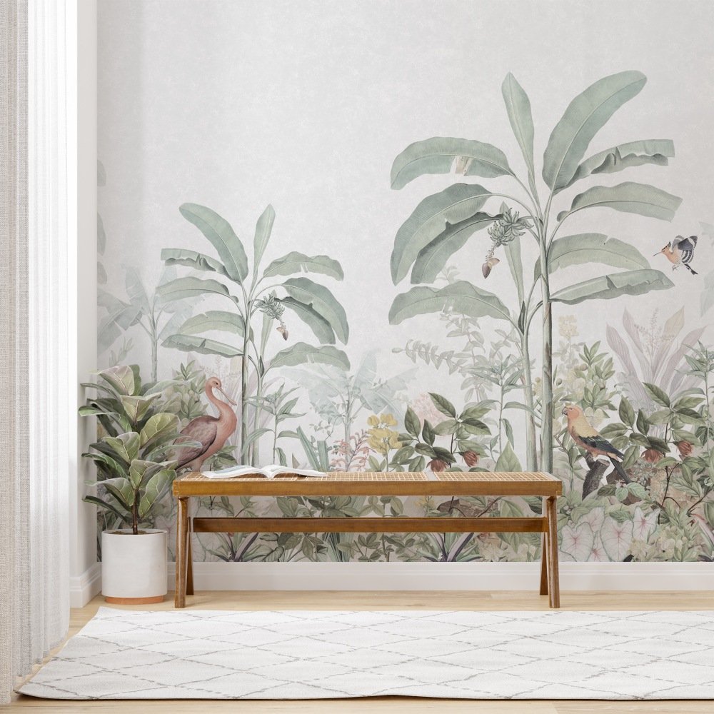 Aviary in Tropical Lines