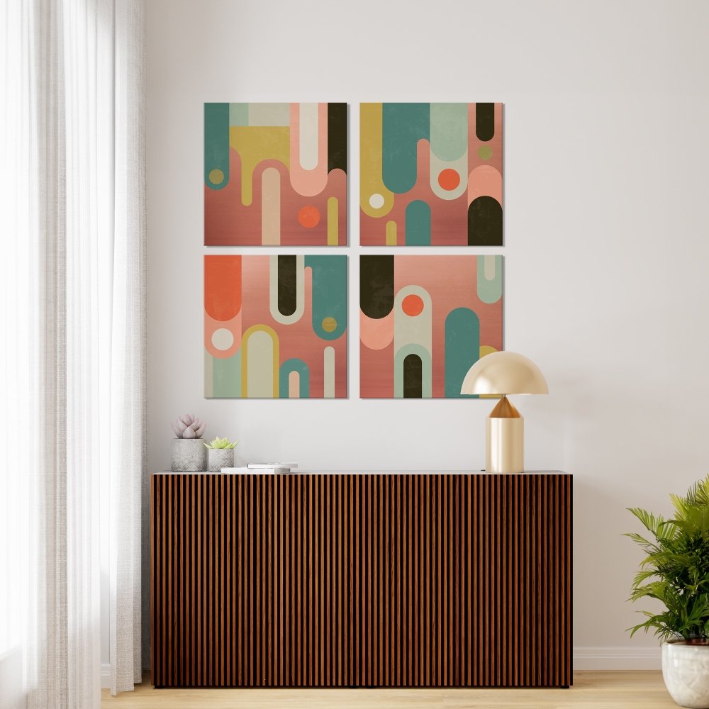 Coloured Wave on Copper