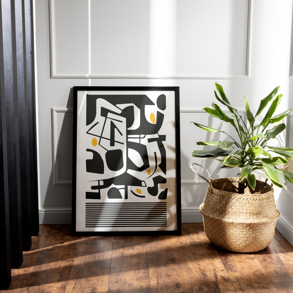 Yellow Touch Abstract