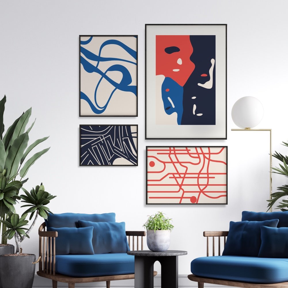 For the modern home - Set of 4