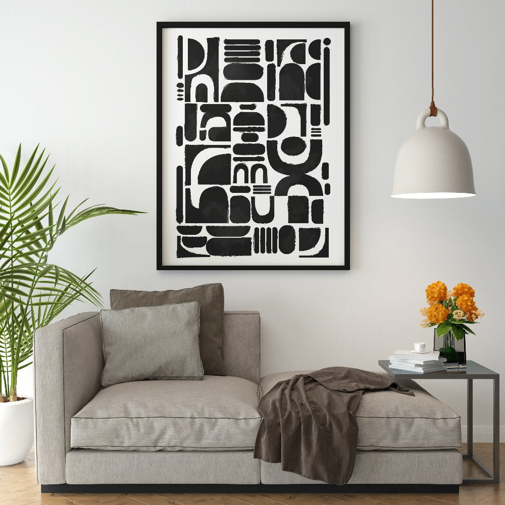 Black Minimal Print 2
