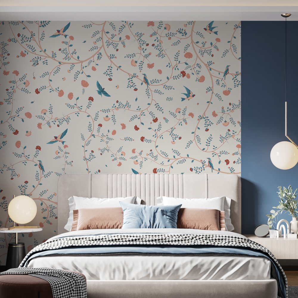 Winged Visitor - Blue