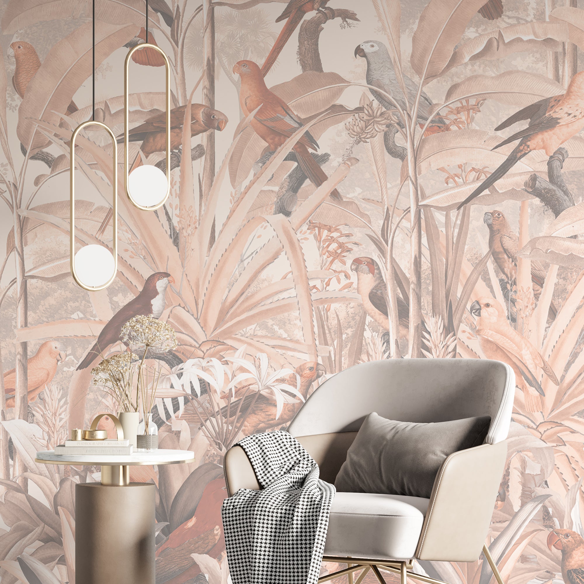 Flight in Pastel Tone Wallpaper