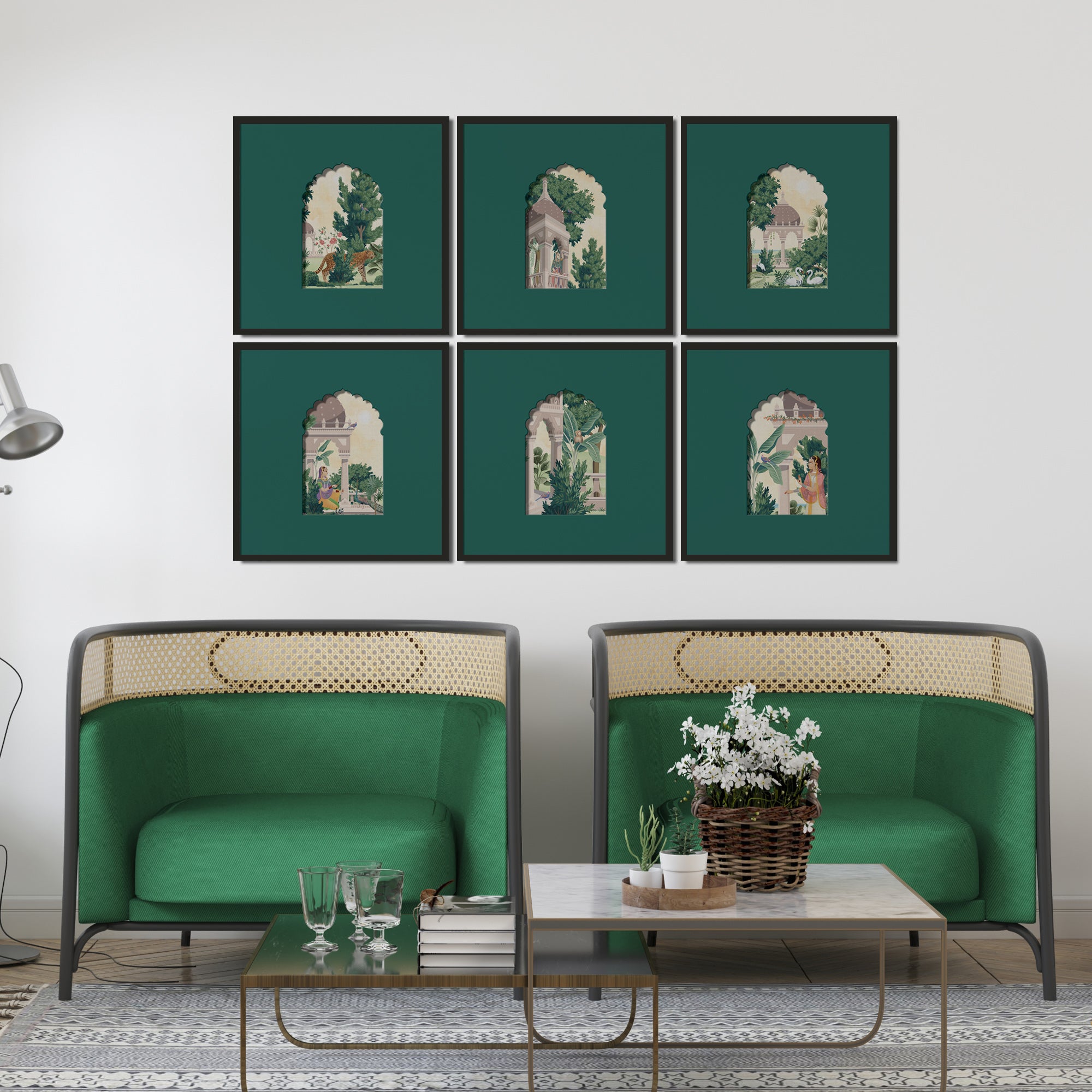 The Vintage Garden II - set of 6