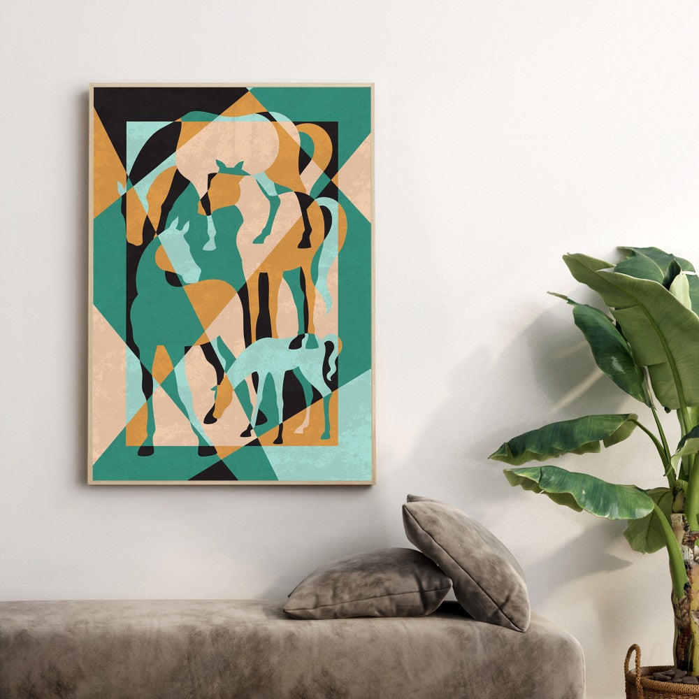 Warm and Cool colours in Picasso Style