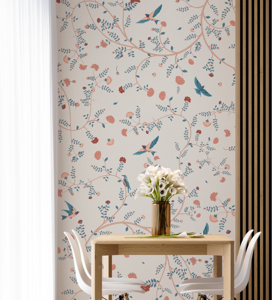 Winged Visitor - Blue