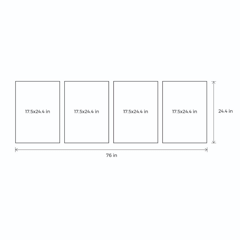 Black & Red - Set of 4