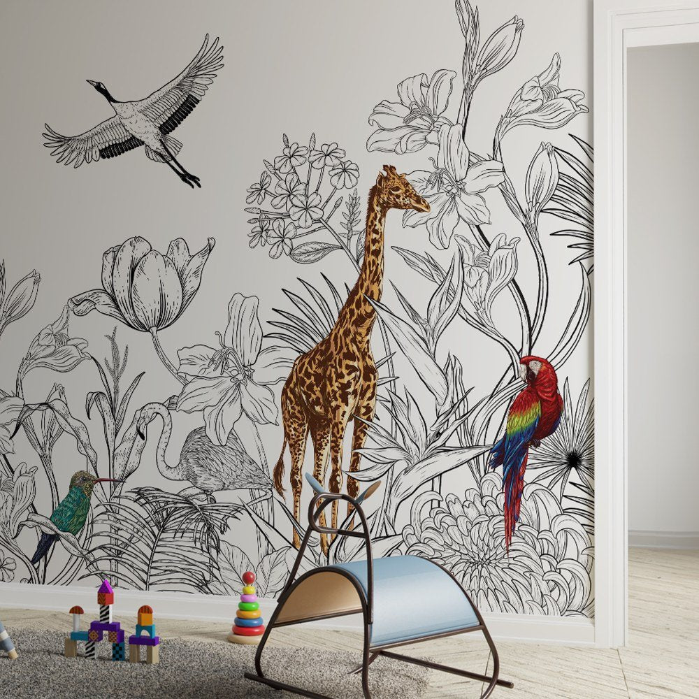 Abstract Journeys- Kids Room Wallpaper