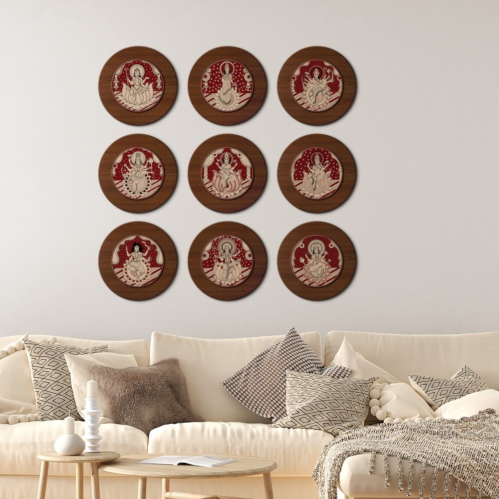 Divine Spectrum: The Nine Faces of Durga