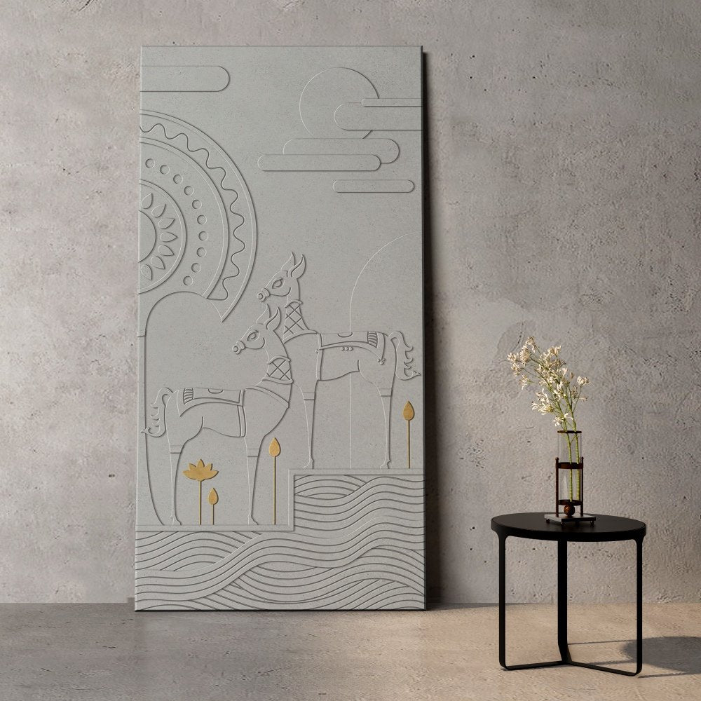 Two Fawn at Riverside