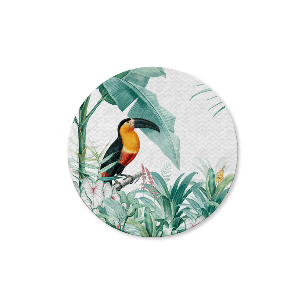 Tropical hornbill round