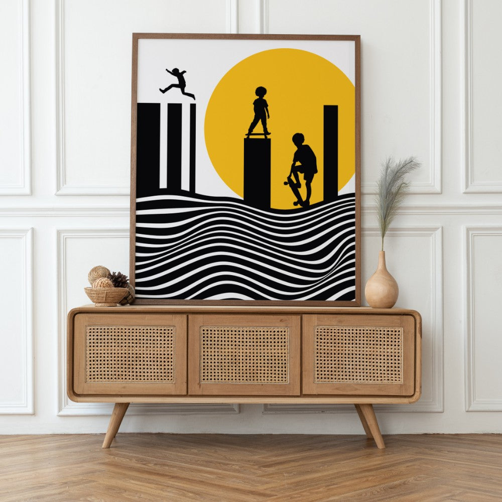 Rolling on the black tower