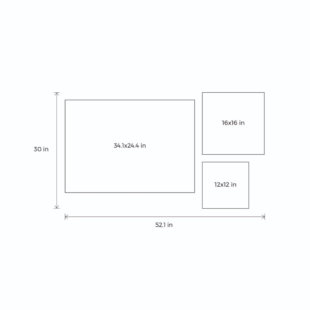 Modern Blues - Set of 3