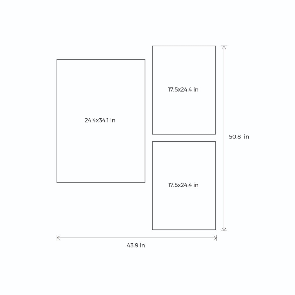 The Green Garden - Set of 3