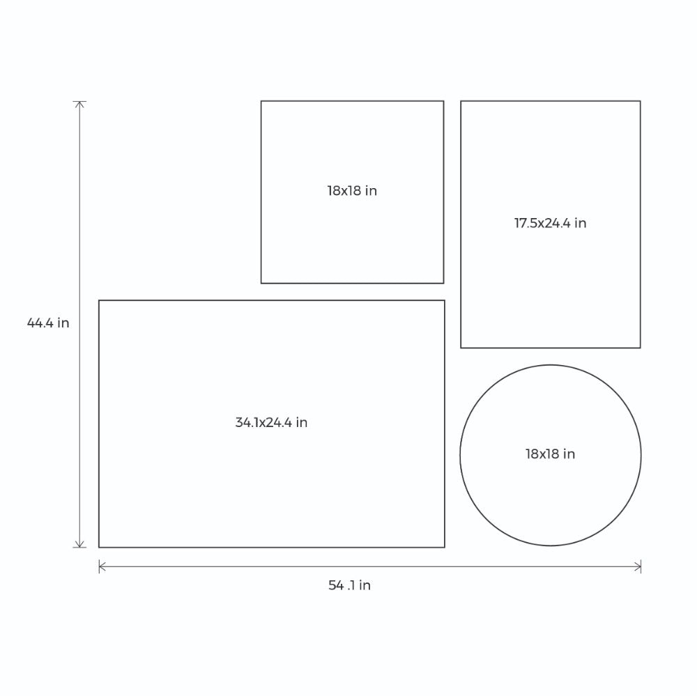 Blue Horizon - Set of 4