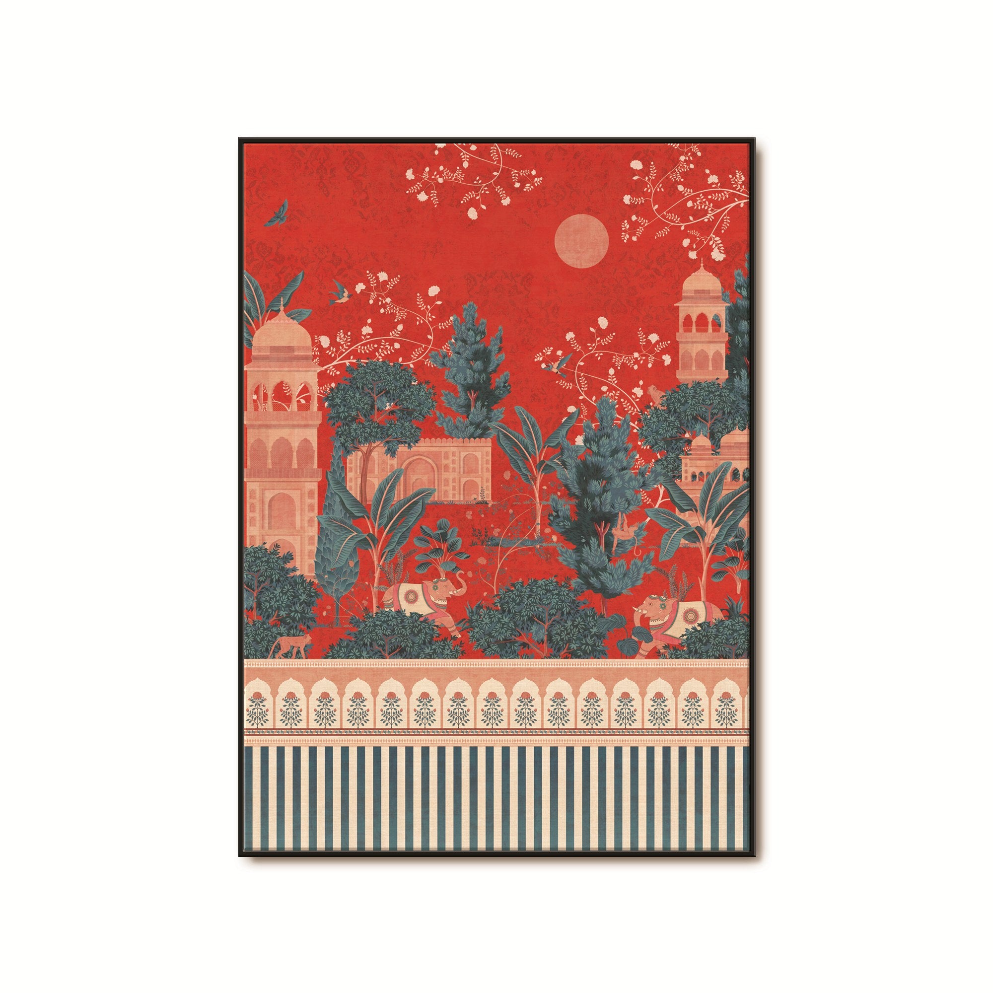 The Crimson Palace Garden