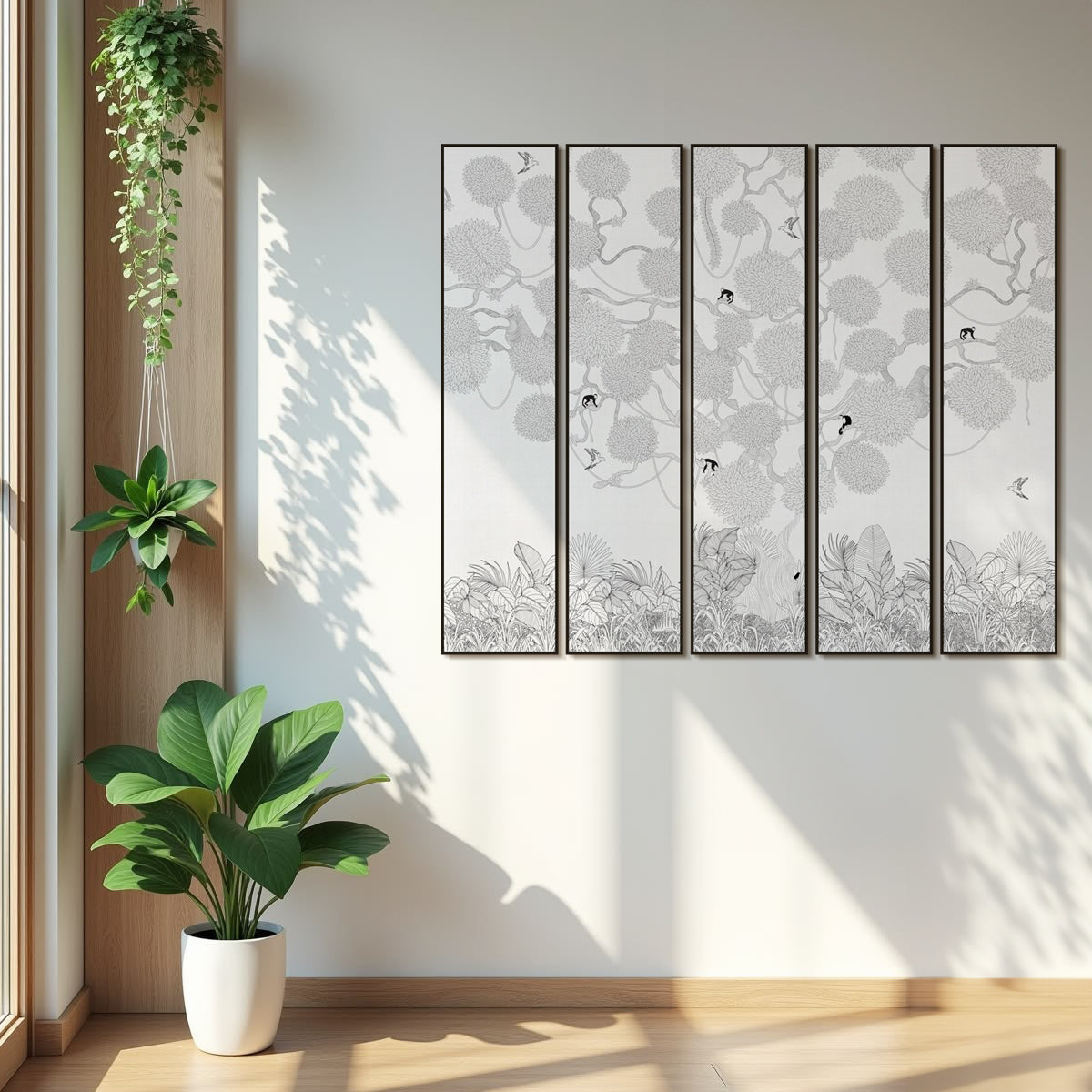 Silent Forest Panels - Set of 5