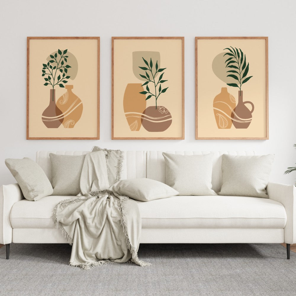 Earthen Pots - Set of 3