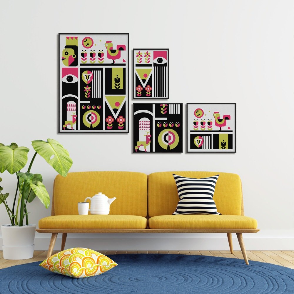 The Pop World - Set of 4