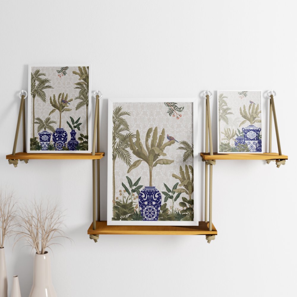 The Blue Pot - Set of 3