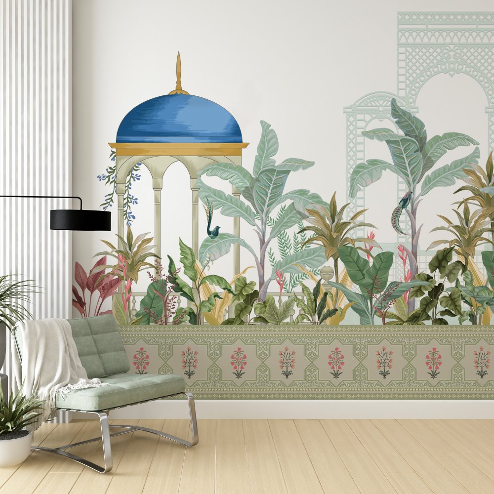 Aqua Dome wallpaper for home walls