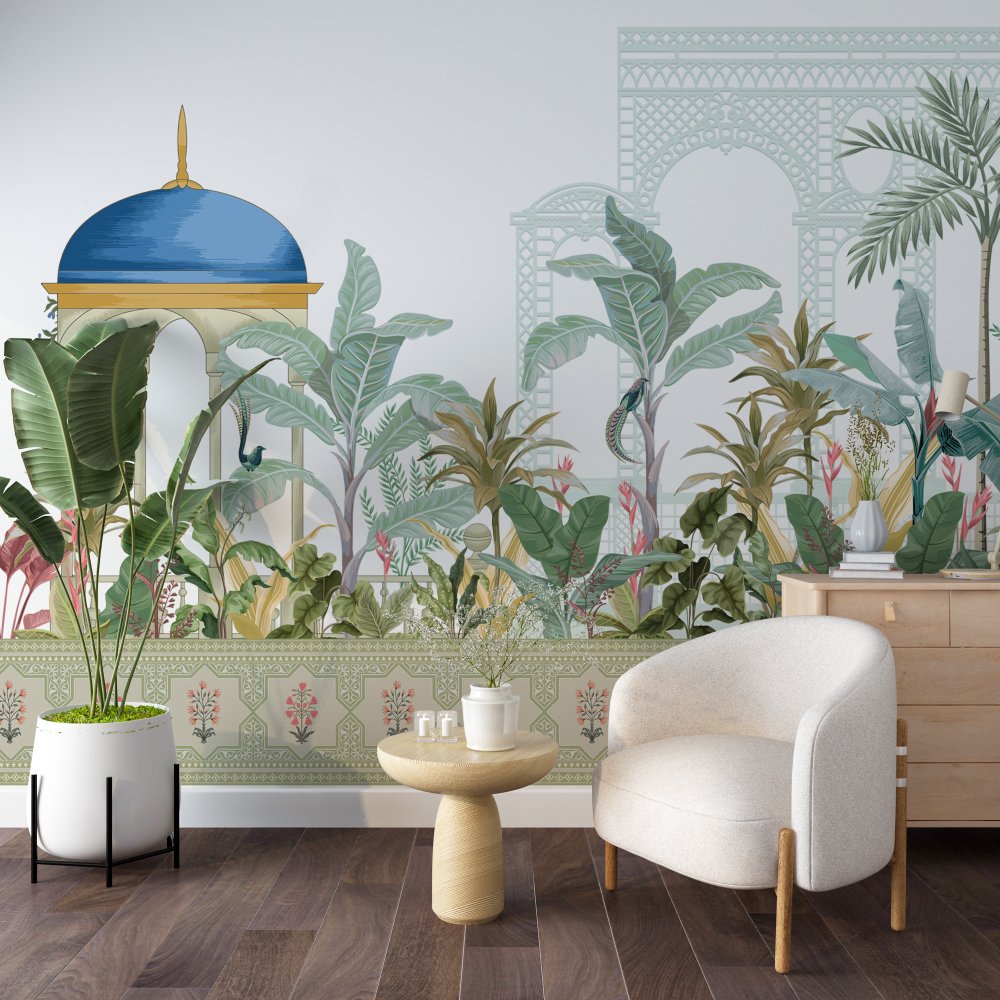 Aqua Dome wallpaper for home walls