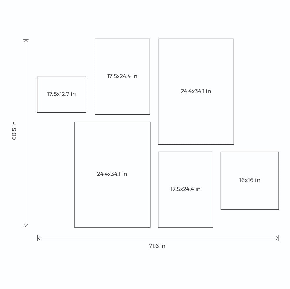 Lets visit the nature - Set of 6