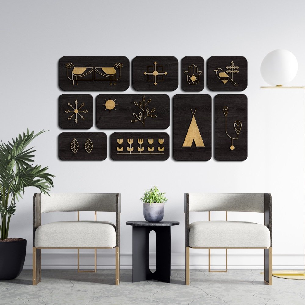 Timeless Brass and Black